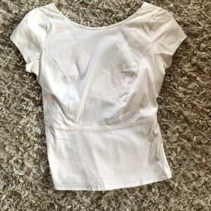 Open back blouse